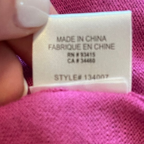 Trina Turk Rasberry Cardigan P/Small - Picture 7 of 9